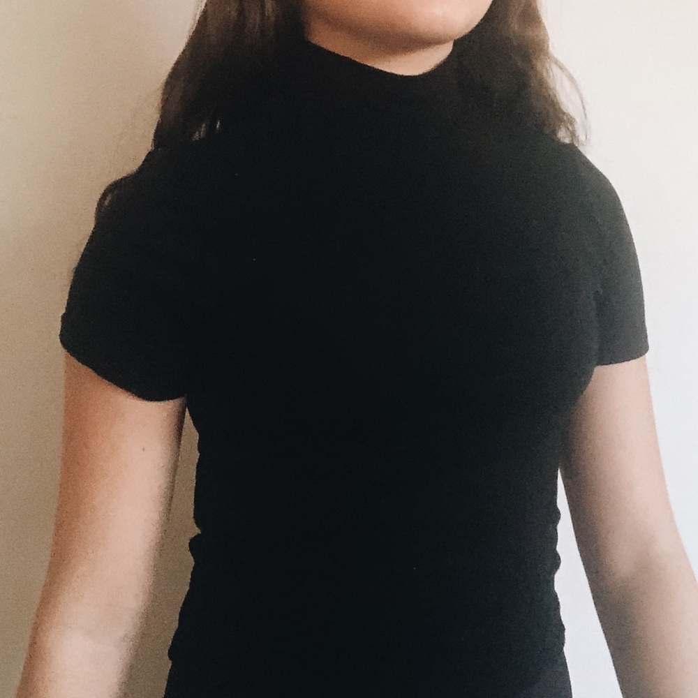 black turtleneck